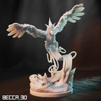 Kaijumon Articuno | Resin Miniatures | Pokémon Kaiju Fusion Collectibles