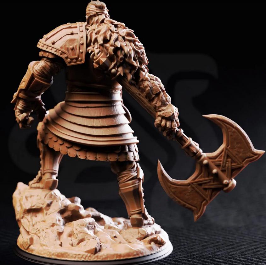 Surtson – Fire Jötunn | Fantasy Monster Miniature | Resin Model