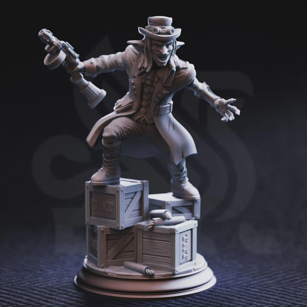 Brains - Inventor-Savant Miniature | Fantasy D&D Miniature | Hero, Villain or NPC, Resin Model