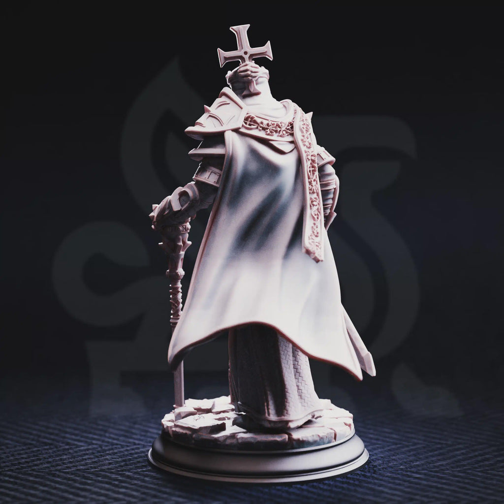 Arch Paladin Tyrius III – Will of Erdrydion | Fantasy D&D Miniature | Hero, Villain or NPC, Resin Model