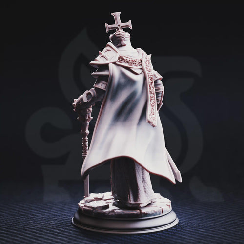Arch Paladin Tyrius III – Will of Erdrydion | Fantasy D&D Miniature | Hero, Villain or NPC, Resin Model