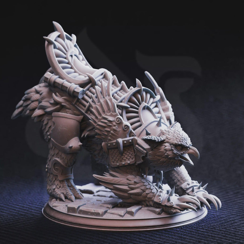 Old Betty - War Owlbear Miniature | Fantasy Monster Miniature | Resin Model