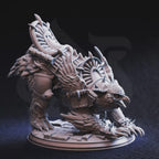 Old Betty - War Owlbear Miniature | Fantasy Monster Miniature | Resin Model