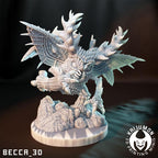 Kaijumon Pinsir & Mega Pinsir | 3D Resin Printed Figures | Unpainted Miniatures for Painting, Display, or TTRPG
