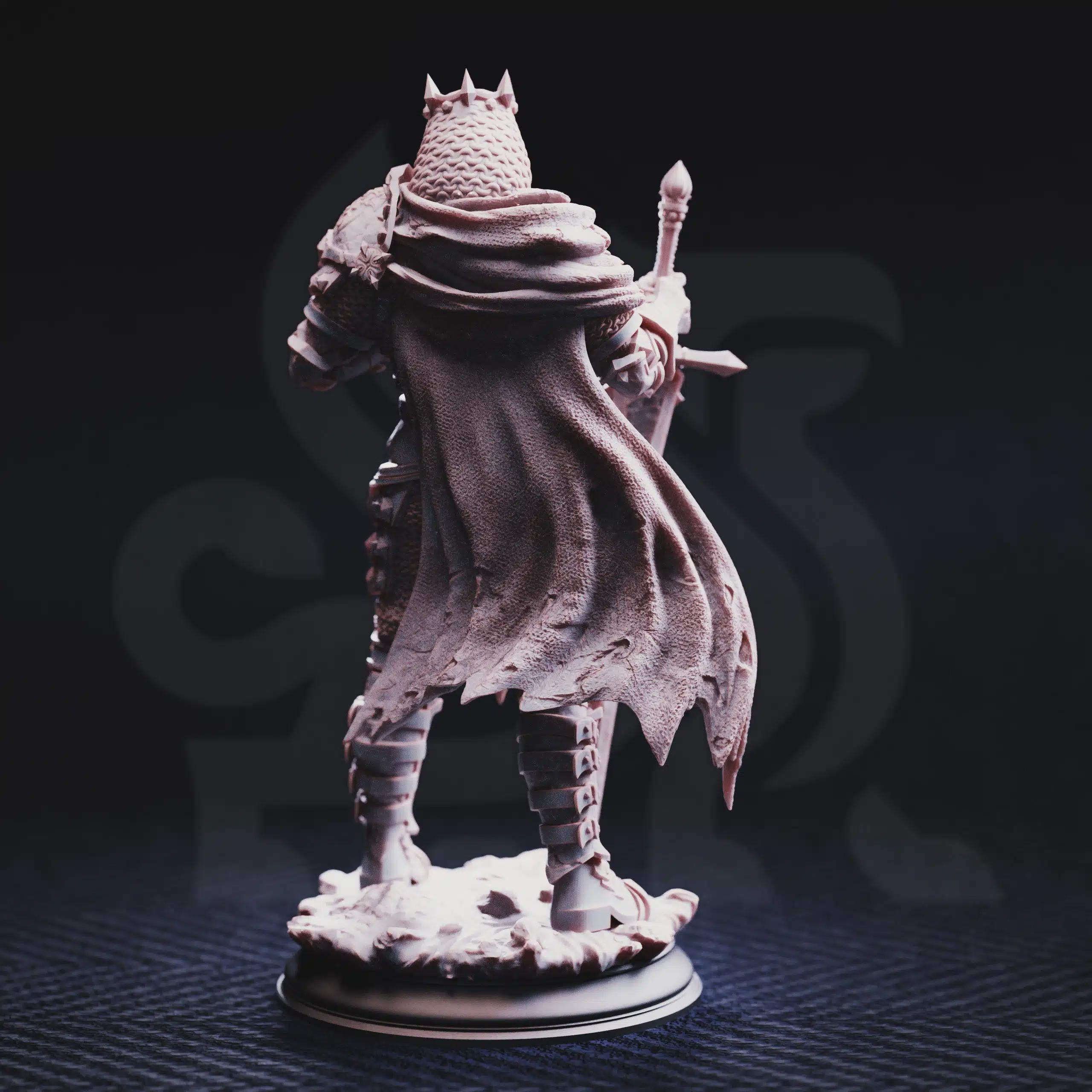 Ridan the Everlasting – Ancient Colossal King | Fantasy D&D Miniature | Hero, Villain or NPC, Resin Model