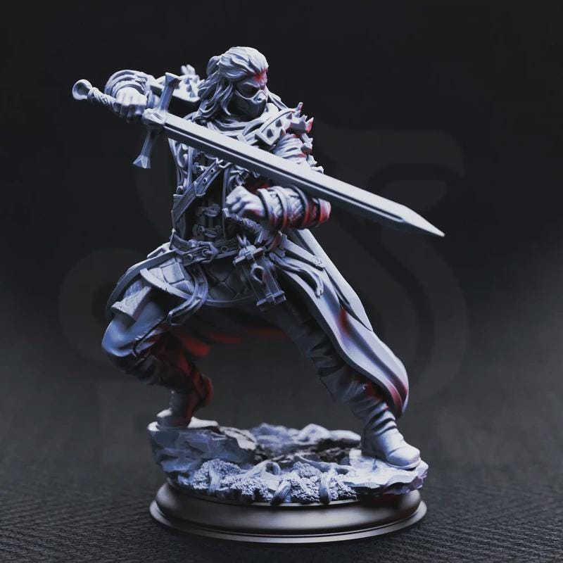 Mortimer – Hexhunter | Fantasy D&D Miniature | Hero, Villain or NPC, Resin Model