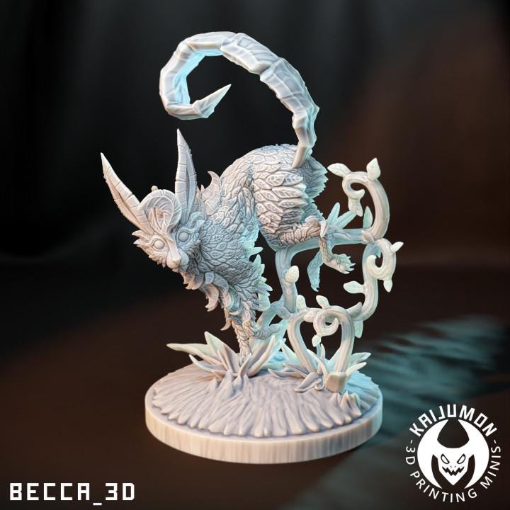 Kaijumon – Eeveelutions + Eevee Companion | Resin Miniatures | Pokémon Kaiju Fusion Collectibles