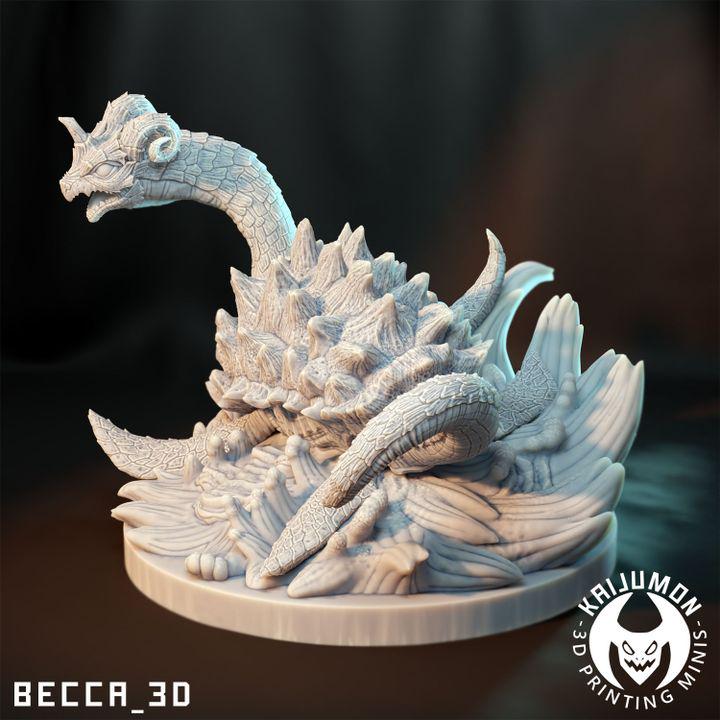 Kaijumon Lapras & GMAX Lapras | Resin Miniatures | Pokémon Kaiju Fusion Collectibles