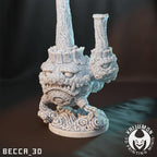 Kaijumon Koffin, Weezing & Galar Weezing | Resin Miniatures | Pokémon Kaiju Fusion Collectibles