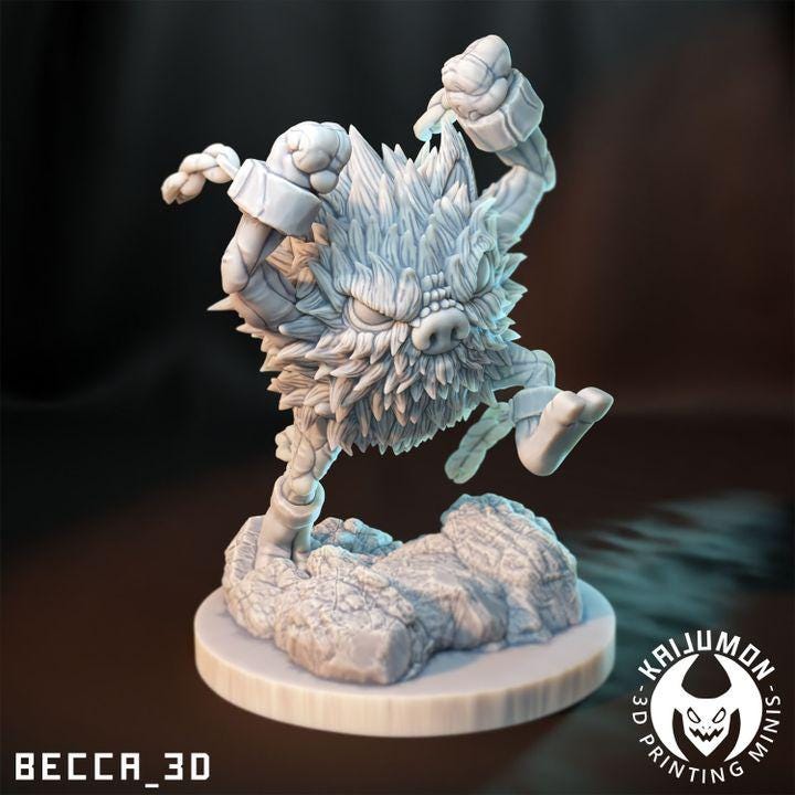 Kaijumon Mankey, Primeape & Annihilape | Resin Miniatures | Pokémon Kaiju Fusion Collectibles