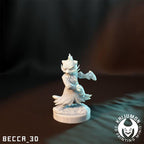 Kaijumon Oshawott, Dewott, Samurott & Mega Samurott | Resin Miniatures | Pokémon Kaiju Fusion Collectibles