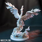 Kaijumon Moltres | Resin Miniatures | Pokémon Kaiju Fusion Collectibles