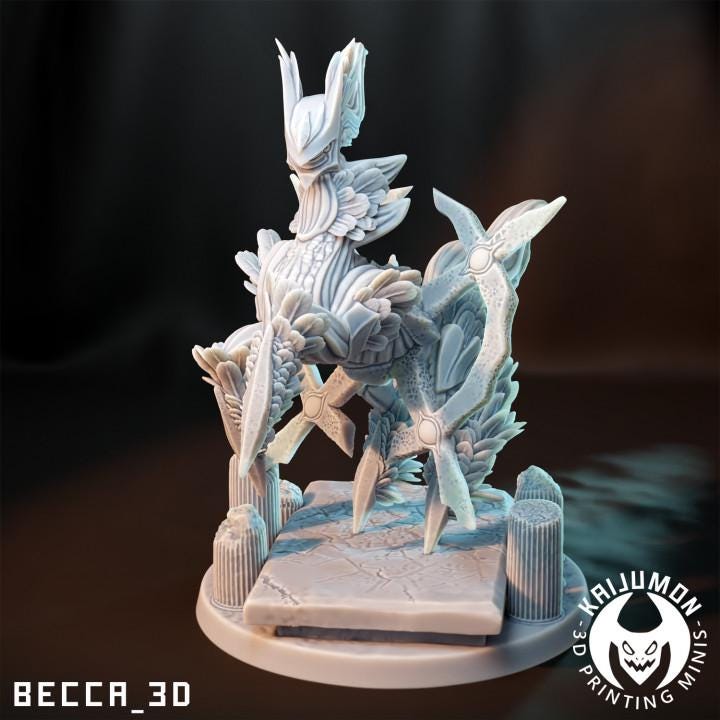 Kaijumon Arceus | Resin Miniatures | Pokémon Kaiju Fusion Collectibles