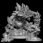 Kaijumon Nidoran Evoloution Line | Resin Miniatures | Pokémon Kaiju Fusion Collectibles