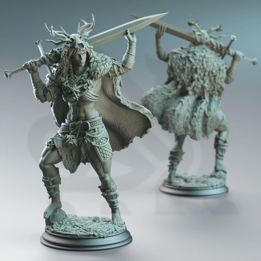 Aram’ra – Nature’s Rage | Fantasy D&D Miniature | Hero, Villain or NPC, Resin Model