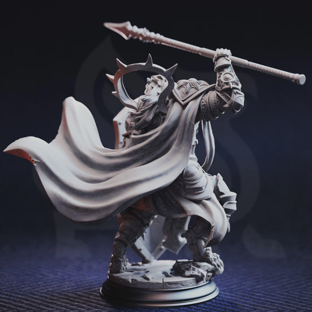 Kigari Solheart – Paladin of the Great Sun | Fantasy D&D Miniature | Hero, Villain or NPC, Resin Model