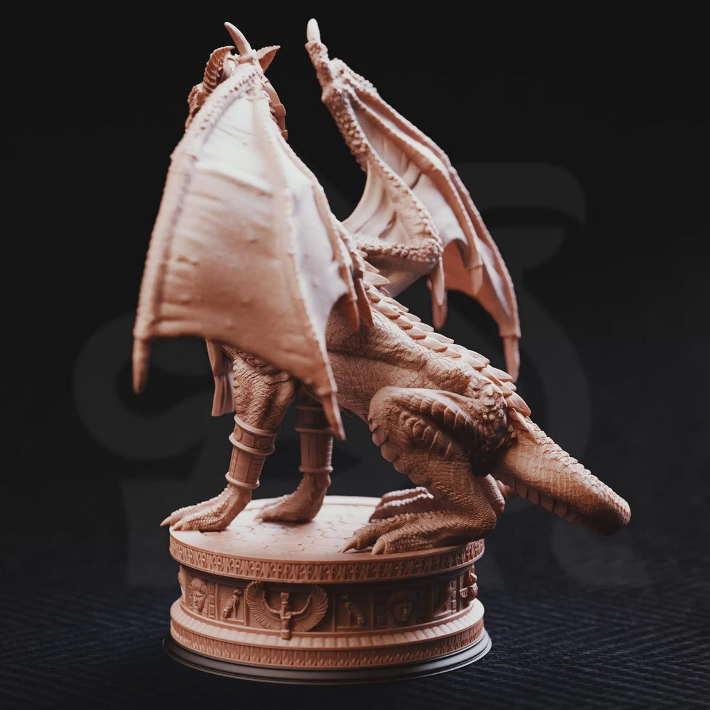 Ramulek – Dragon of the Southern Sands | Fantasy Monster Miniature | D&D Creature, Boss Enemy, Resin Model