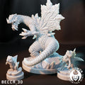 Kaijumon Frigibax, Arctibax & Baxcalibur | Resin Miniatures | Pokémon Kaiju Fusion Collectibles