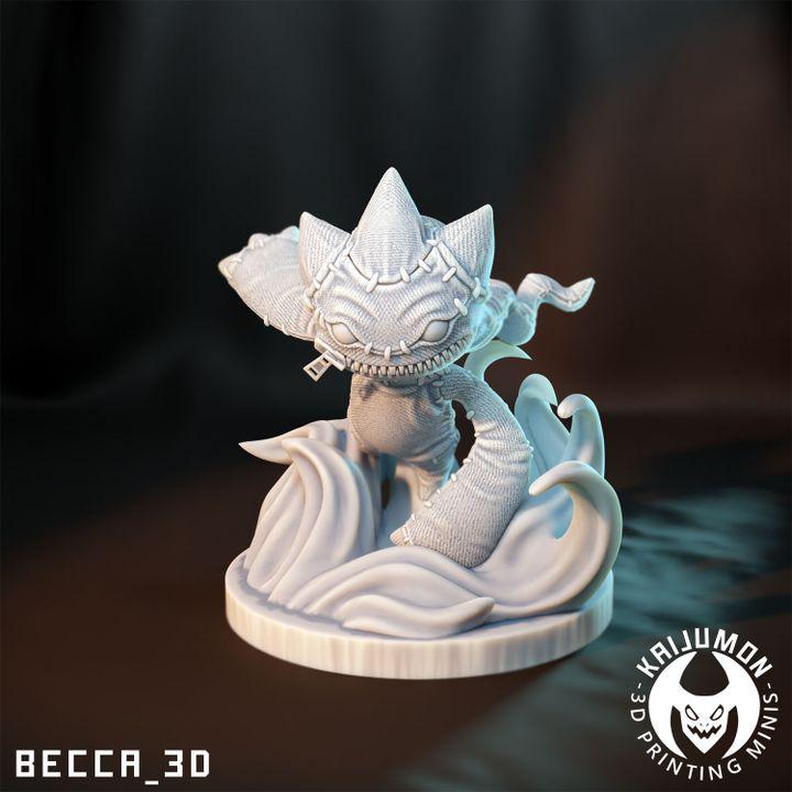 Kaijumon Shuppet, Banette & Mega Banette | Resin Miniatures | Pokémon Kaiju Fusion Collectibles