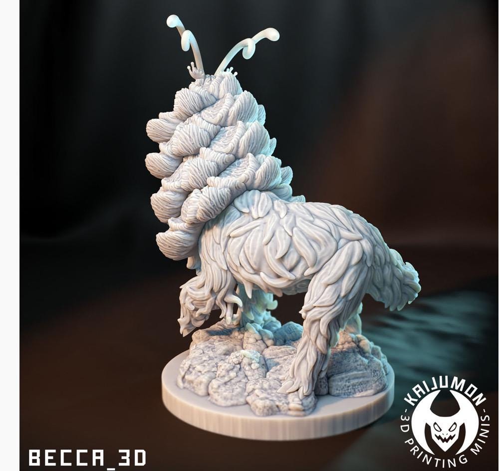 Kaijumon Chikorita, Bayleef, Meganium & Mega Meganium | Resin Miniatures | Pokémon Kaiju Fusion Collectibles