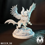 Kaijumon Absol & Mega Absol | Resin Miniatures | Pokémon Kaiju Fusion Collectibles