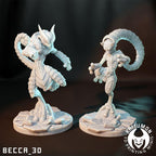 Kaijumon Mewtwo, Mega Mewtwo Y & Mega Mewtwo X | Resin Miniatures | Pokémon Kaiju Fusion Collectibles