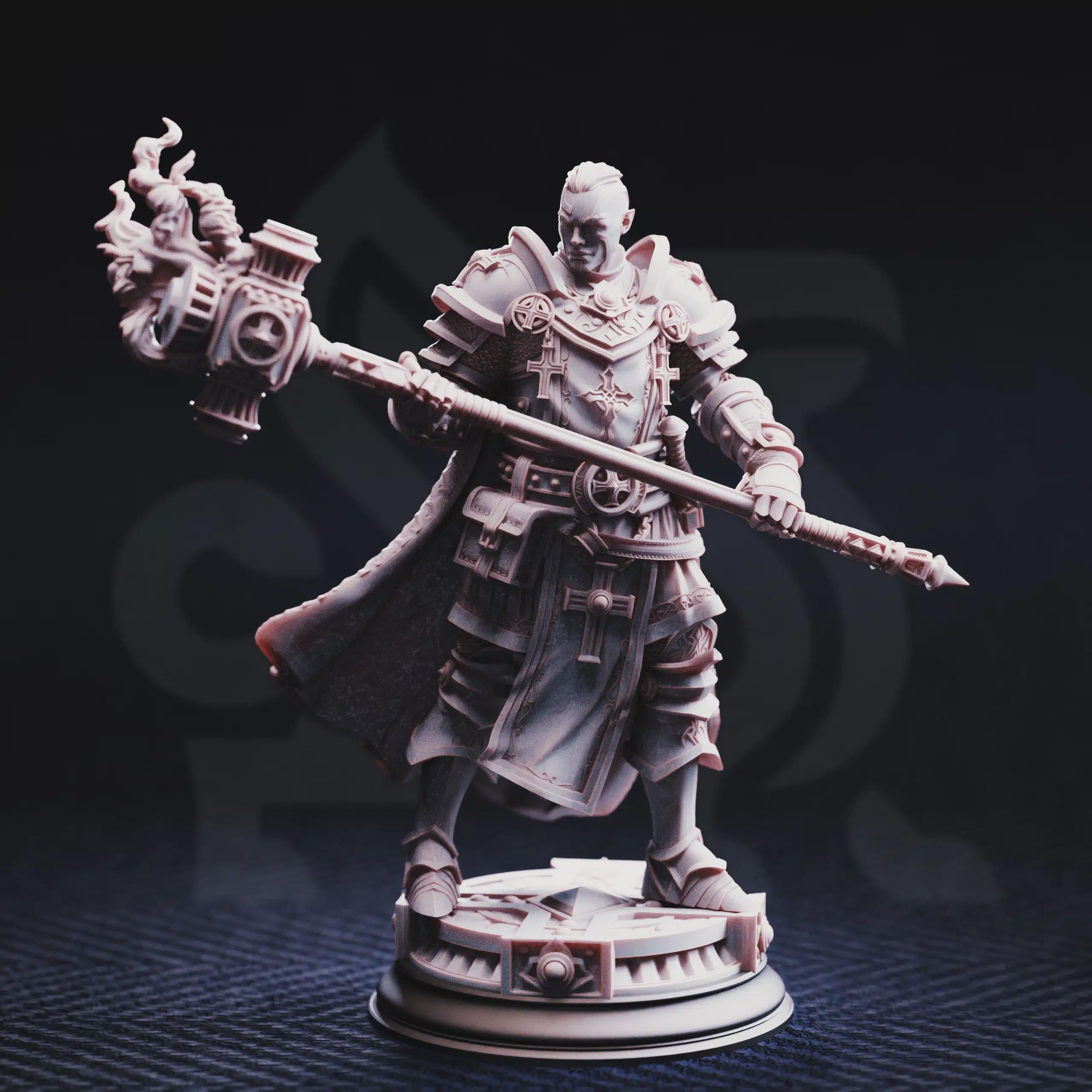 Uktakun – Harbinger of Namneri | Fantasy D&D Miniature | Hero, Villain or NPC, Resin Model