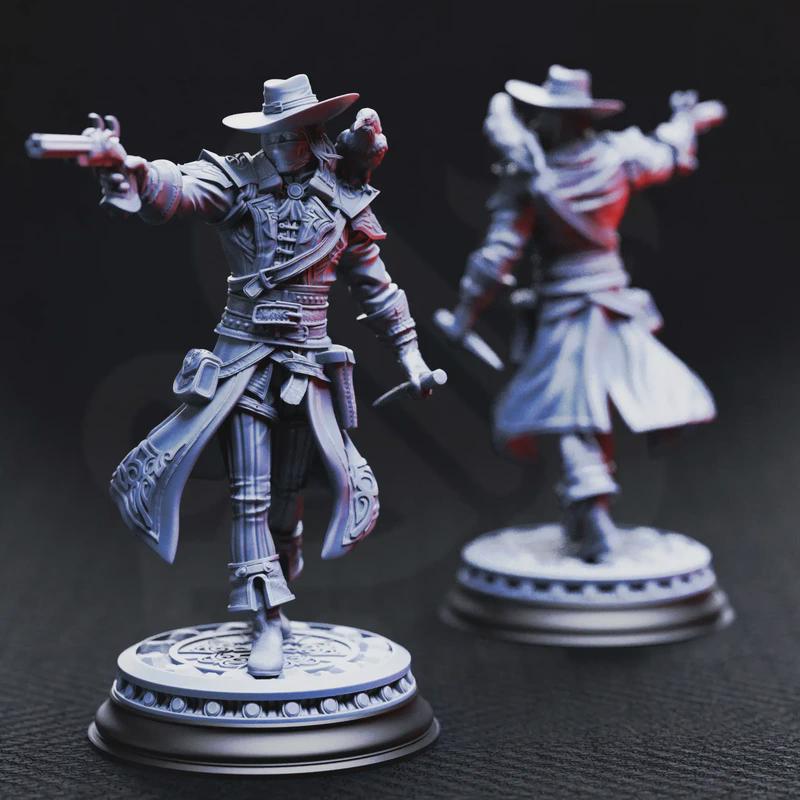 Arkham Ravenswood – Vampire Hunter  | Fantasy D&D Miniature | Hero, Villain or NPC, Resin Model