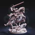 Jeanne du Lac – Knight of Justice | Fantasy D&D Miniature | Hero, Villain or NPC, Resin Model