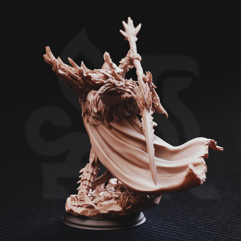 Wolfgang the World Shaker – Monster Hunter | Fantasy D&D Miniature | Hero, Villain or NPC, Resin Model