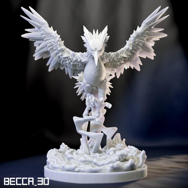 Kaijumon Zapdos | Resin Miniatures | Pokémon Kaiju Fusion Collectibles
