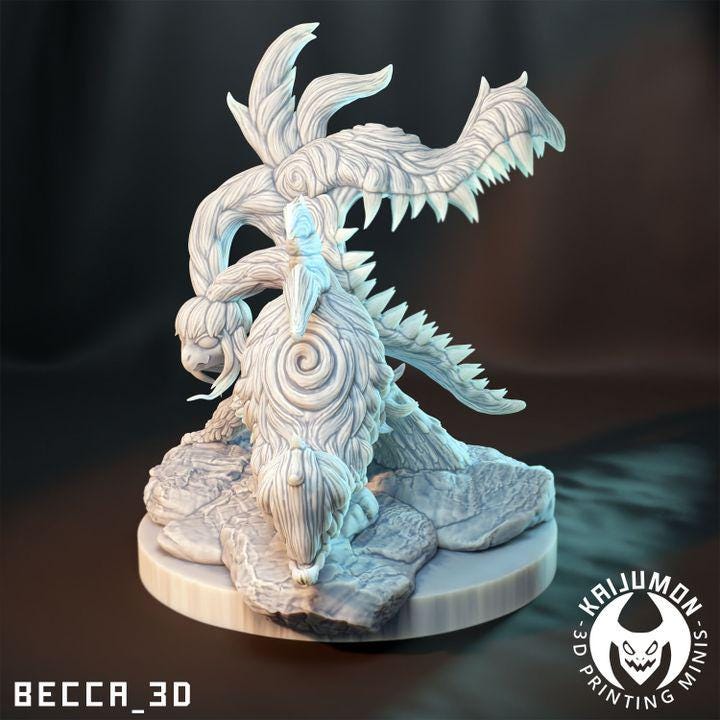 Kaijumon Mawile & Mega Mawile | Resin Miniatures | Pokémon Kaiju Fusion Collectibles