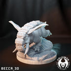 Kaijumon  Phanpy, Donphan, Great Tusk &amp; Iron Treads | Resin Miniatures | Pokémon Kaiju Fusion Collectibles