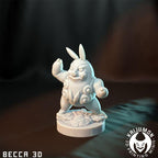 Kaijumon Tepig, Pignite, Emboar & Mega Emboar | Resin Miniatures | Pokémon Kaiju Fusion Collectibles