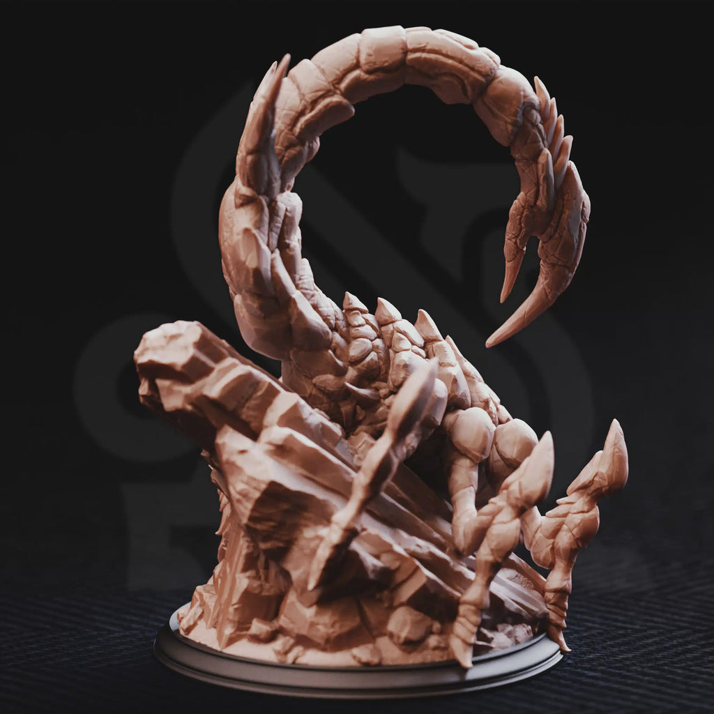 Ashqarid – Sand Strider | Fantasy Monster Miniature | D&D Creature, Boss Enemy, Resin Model