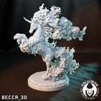 Kaijumon Ponyta & Rapidash (Kanto or Galar) – 3D Resin Printed Figures | Unpainted Miniatures for Painting