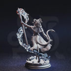 Aria the Faithful – Tiefling Sorceress | Fantasy D&D Miniature | Hero, Villain or NPC, Resin Model
