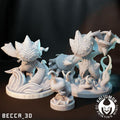 Kaijumon Shuppet, Banette & Mega Banette | Resin Miniatures | Pokémon Kaiju Fusion Collectibles