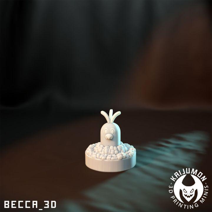 Kaijumon Diglett, Dugtrio, Alolan Diglett & Alolan Dugtrio | 3D Resin Printed Figures | Unpainted Miniatures for Painting, Display, or TTRPG