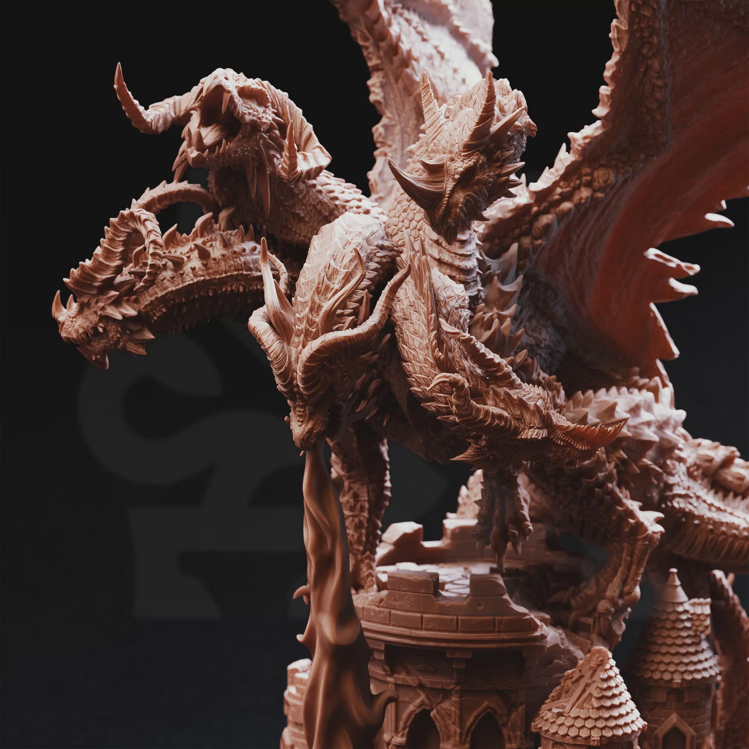 Pentelia – Mother of All Dragons | Fantasy Monster Miniature | D&D Creature, Boss Enemy, Resin Model