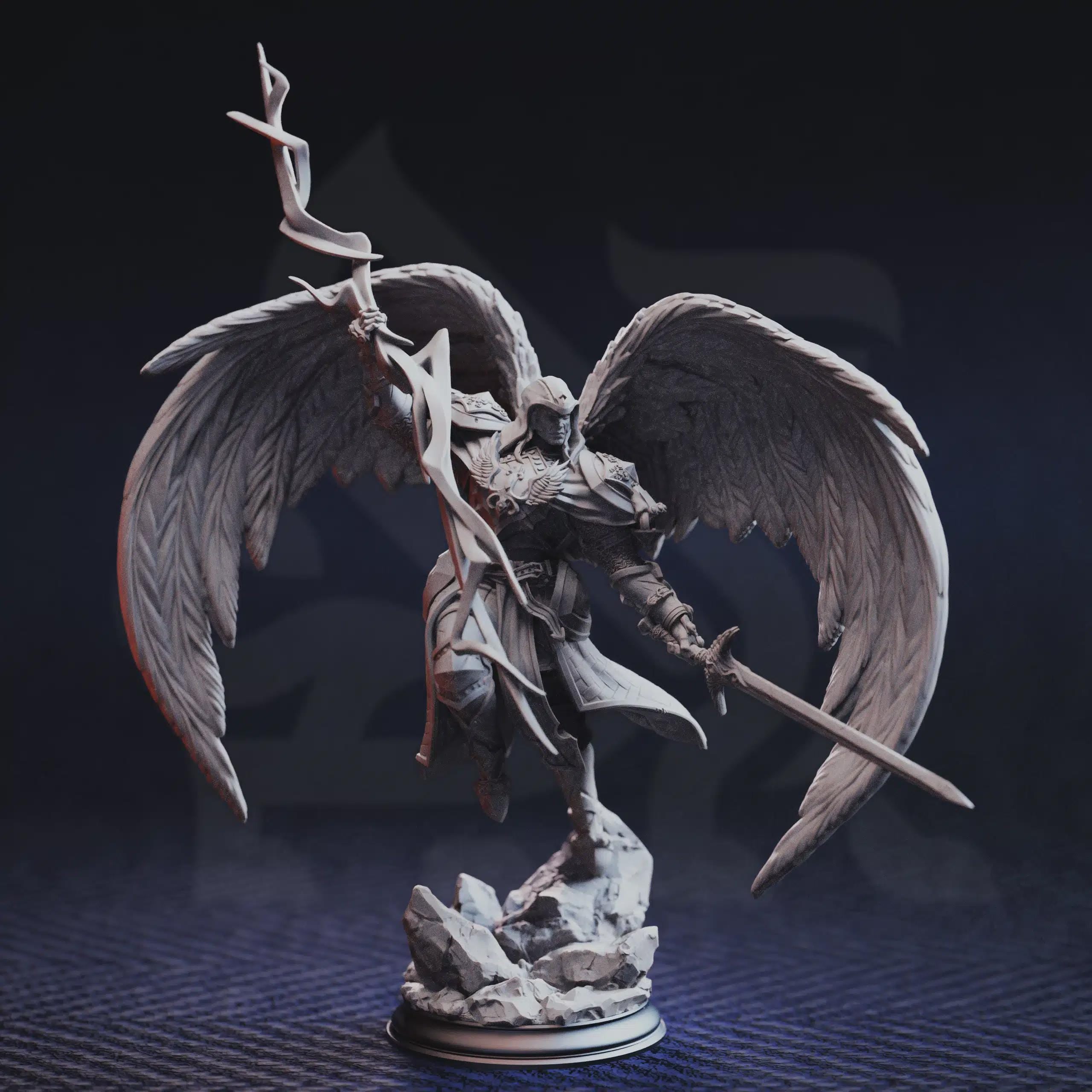 Erdrydion – Father of Truth and Justice | Fantasy D&D Miniature | Hero, Villain or NPC, Resin Model