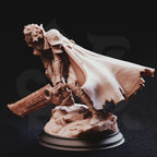 Firenzia Fireblood – Fire Elementalist Warrior | Fantasy D&D Miniature | Hero, Villain or NPC, Resin Model