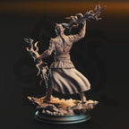 Styrax Thunderscale – Half-Dragon Sorcerer | Fantasy D&D Miniature | Hero, Villain or NPC, Resin Model