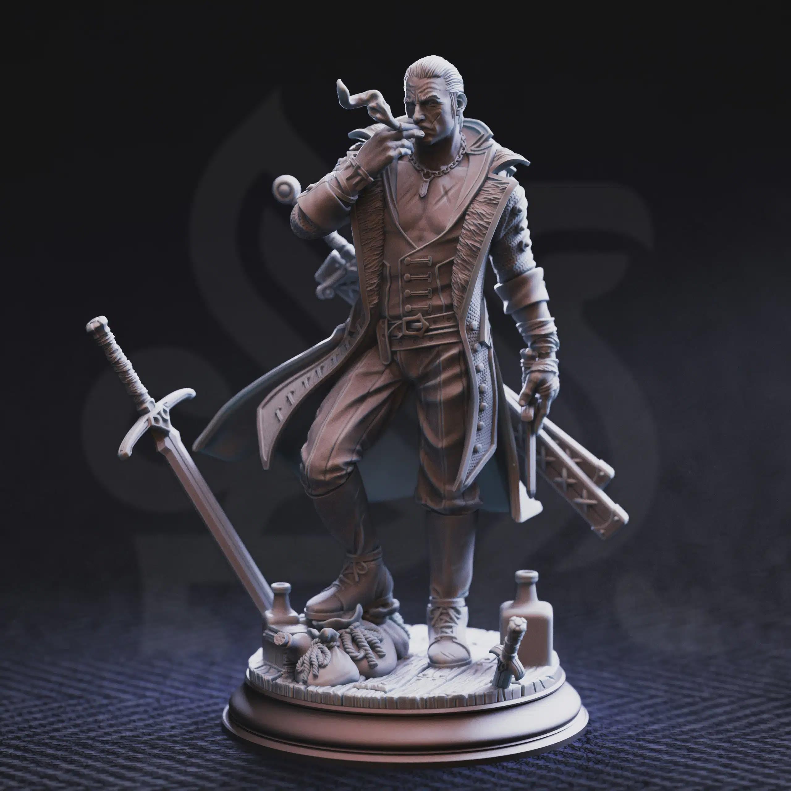 Vincent Nightingale – Boss of the Underkeepers | Fantasy D&D Miniature | Hero, Villain or NPC, Resin Model