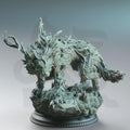 Faenror the Fey Touched – Direwolf of the Woods | Fantasy Monster Miniature | D&D Creature, Boss Enemy, Resin Model