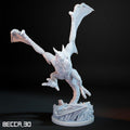 Kaijumon Aerodactyl & Mega Aerodactyl | 3D Resin Printed Figure | Unpainted Miniature for Painting, Display, or TTRPG