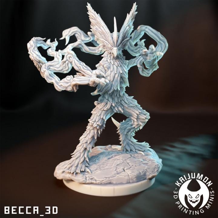 Kaijumon Torchic, Combusken, Blaziken & Mega Blaziken | Resin Miniatures | Pokémon Kaiju Fusion Collectibles