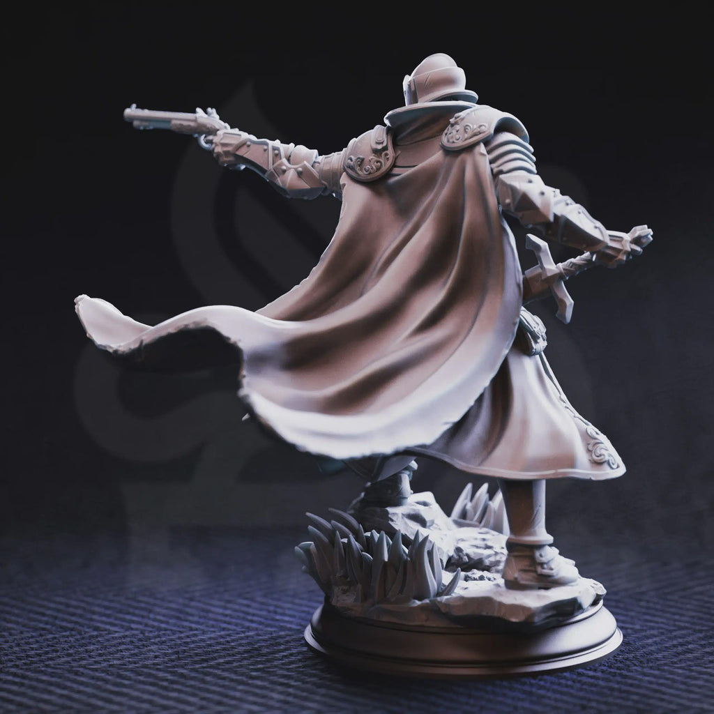 Sir Enidus - Knight-Errant Miniature | Fantasy D&D Miniature | Hero, Villain or NPC, Resin Model