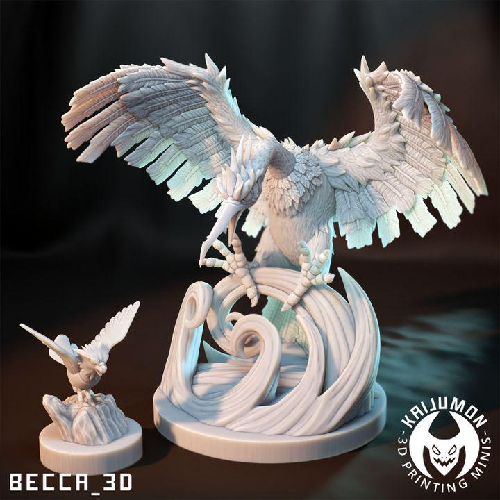 Kaijumon Spearow & Fearow | Resin Miniatures | Pokémon Kaiju Fusion Collectibles
