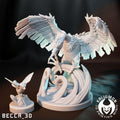 Kaijumon Spearow & Fearow | Resin Miniatures | Pokémon Kaiju Fusion Collectibles
